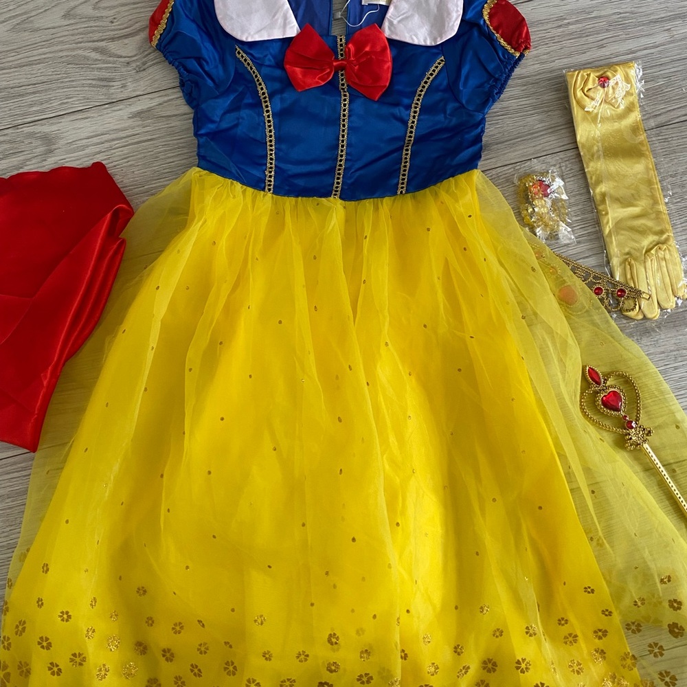 Kids Snow White Costume - Blue and Yellow